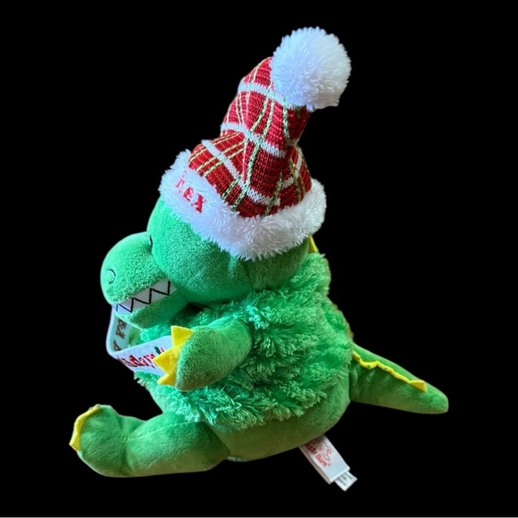Tree Rex Animated Musical Christmas Plush Dinosaur Rockin Round Christmas Tree - Picture 3 of 8